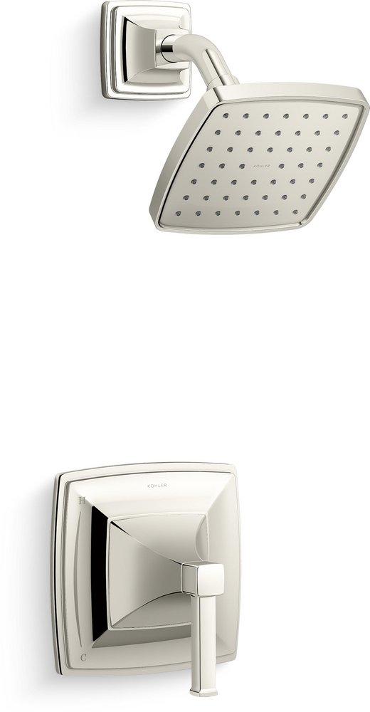KOHLER Vibrant&reg; Brushed Nickel Single Handle Single Function Shower Faucet (Trim Only) 