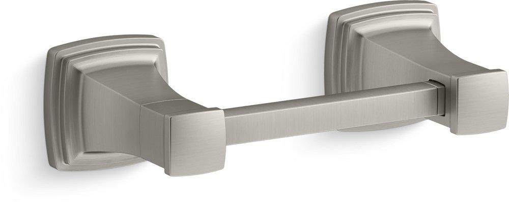 KOHLER Vibrant&reg; Brushed Nickel Wall Toilet Tissue Holder 