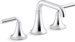 Two Handle Widespread Bathroom Sink Faucet in Polished Chrome