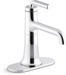 KOHLER Polished Chrome Single Handle Monoblock Bathroom Sink Faucet 