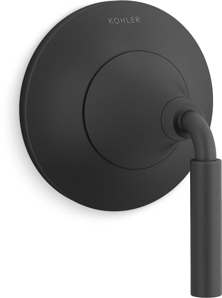 KOHLER Matte Black Single Handle Bathtub & Shower Faucet (Trim Only) 