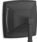 KOHLER Matte Black Single Handle Bathtub & Shower Faucet (Trim Only) 