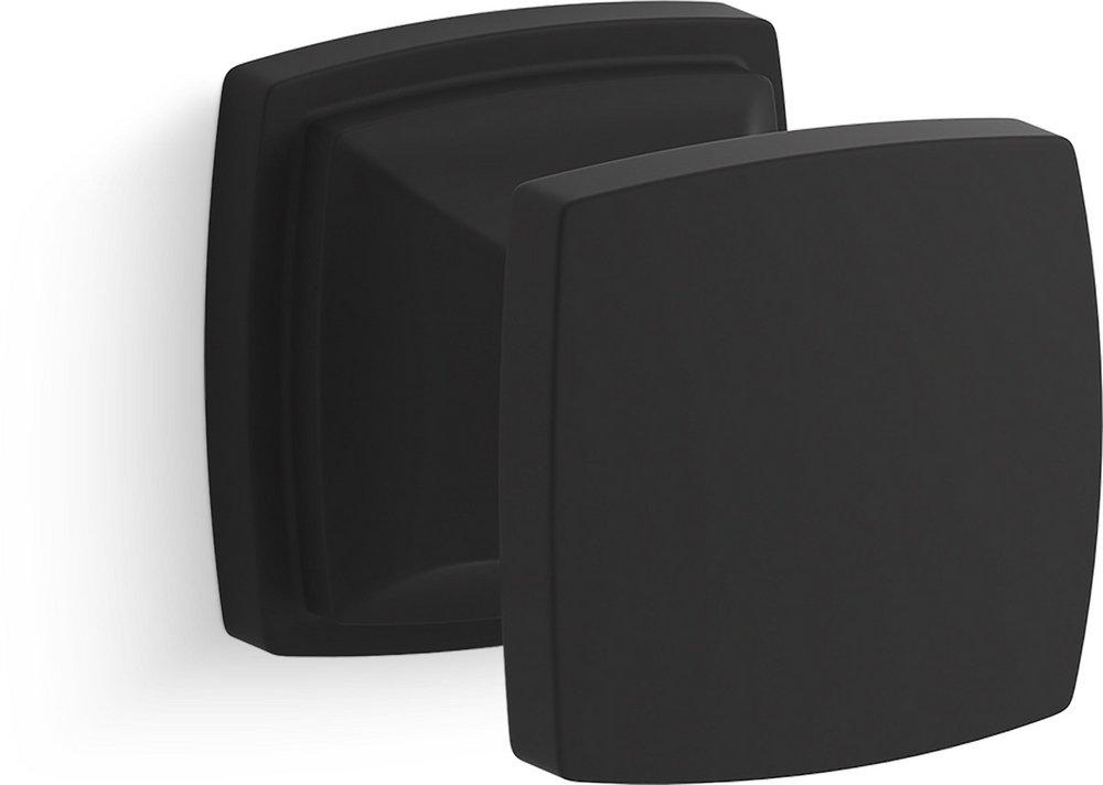 KOHLER Matte Black Cabinet Knob 