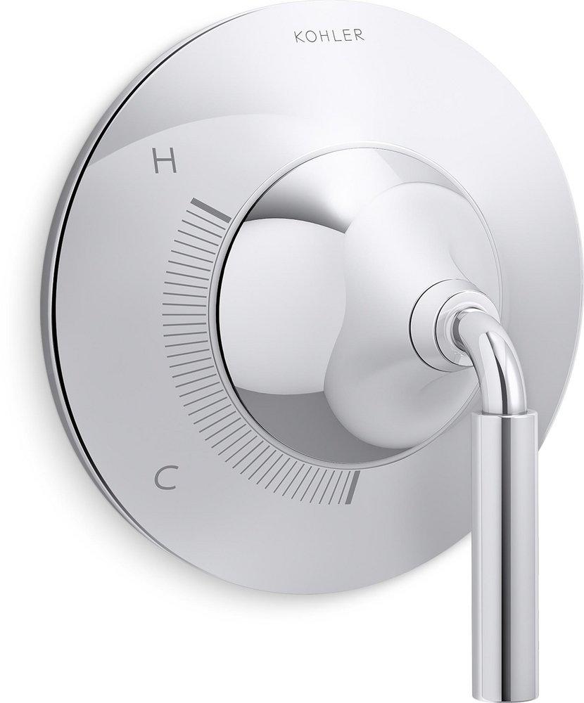 KOHLER Polished Chrome Single Handle Bathtub & Shower Faucet (Trim Only) 