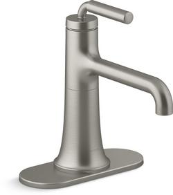 Single Handle Monoblock Bathroom Sink Faucet in Vibrant&reg; Brushed Nickel