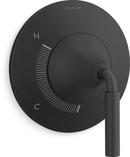 KOHLER Matte Black Single Handle Bathtub & Shower Faucet (Trim Only) 