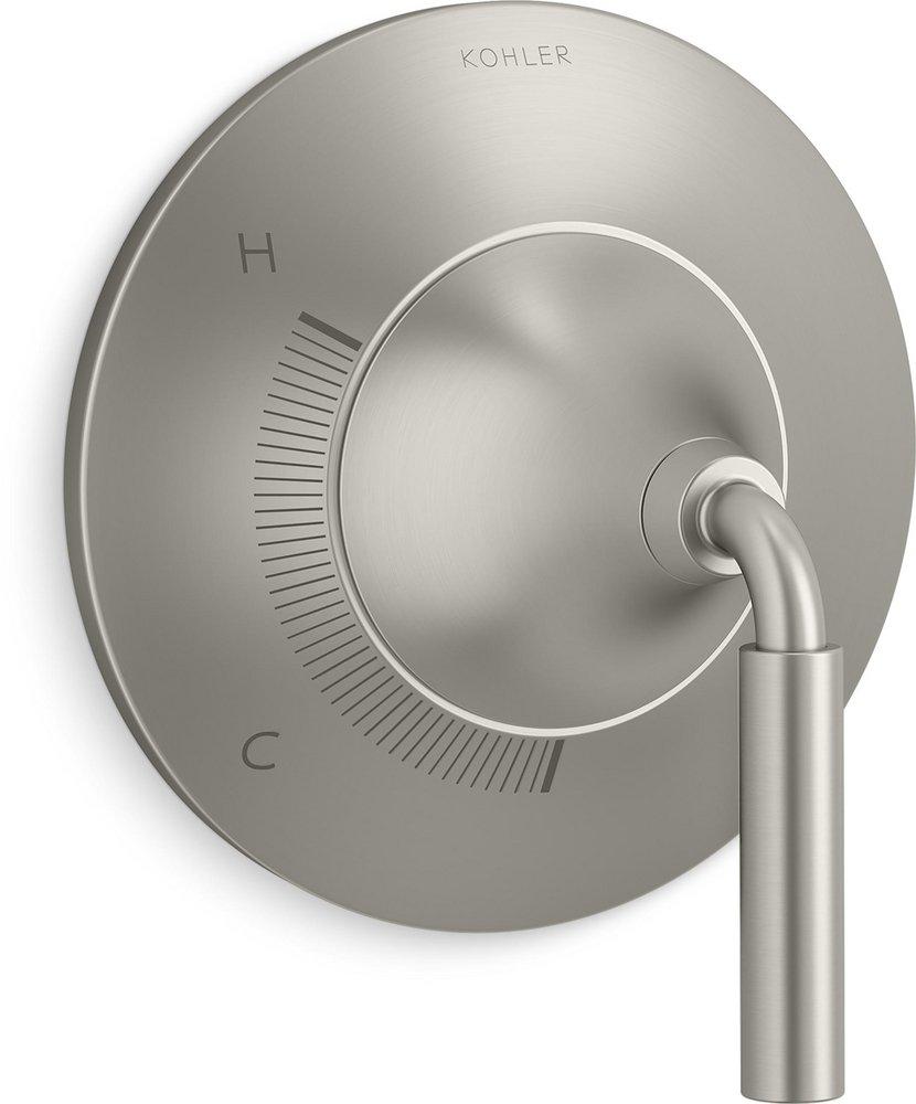 KOHLER Vibrant&reg; Brushed Nickel Single Handle Bathtub & Shower Faucet (Trim Only) 