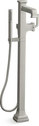 KOHLER Vibrant® Brushed Nickel Single Handle Lever Floor Mount Filler (Trim Only) 