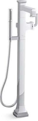 KOHLER Polished Chrome Single Handle Floor Mount Filler (Trim Only) 
