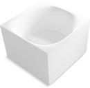 KOHLER Honed White 46 x 46 in. Freestanding Bathtub Center Drain 