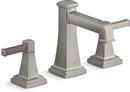 KOHLER Vibrant&reg; Brushed Nickel Two Handle Widespread Bathroom Sink Faucet 
