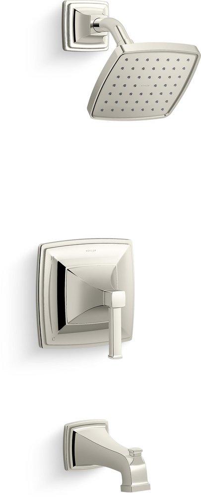 KOHLER Vibrant&reg; Polished Nickel Single Handle Single Function Bathtub & Shower Faucet (Trim Only) 