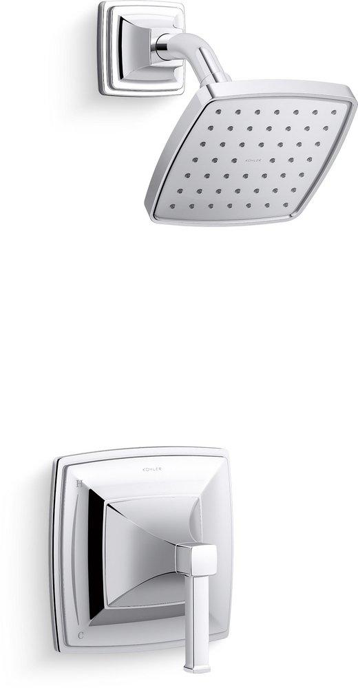 KOHLER Polished Chrome Single Handle Single Function Shower Faucet (Trim Only) 