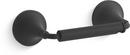 KOHLER Matte Black Wall Toilet Tissue Holder 