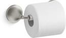 KOHLER Vibrant&reg; Brushed Nickel Wall Toilet Tissue Holder 