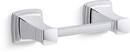 KOHLER Polished Chrome Wall Toilet Tissue Holder 