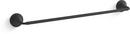 24 in. Towel Bar in Matte Black