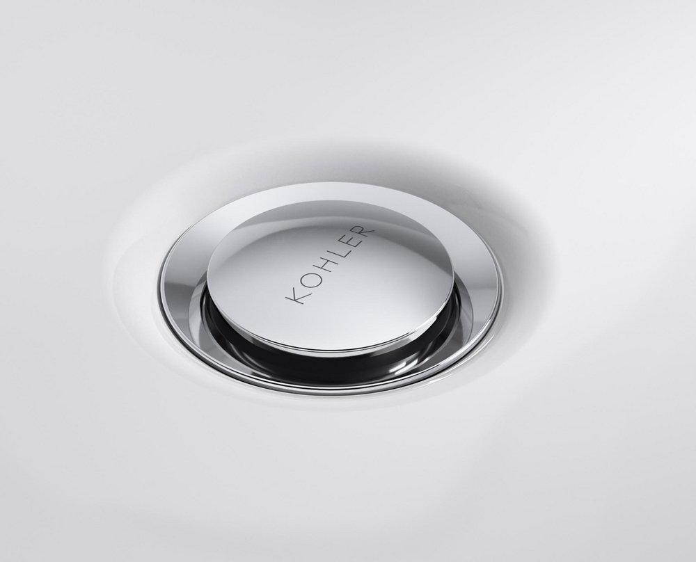 CLICKER DRAIN WITH OVERFLOW 