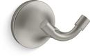 KOHLER Vibrant&reg; Brushed Nickel 2-Hook Robe Hook 