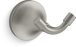 2-Hook Robe Hook in Vibrant&reg; Brushed Nickel