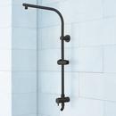 Signature Hardware Matte Black 20 in. Shower Rail 