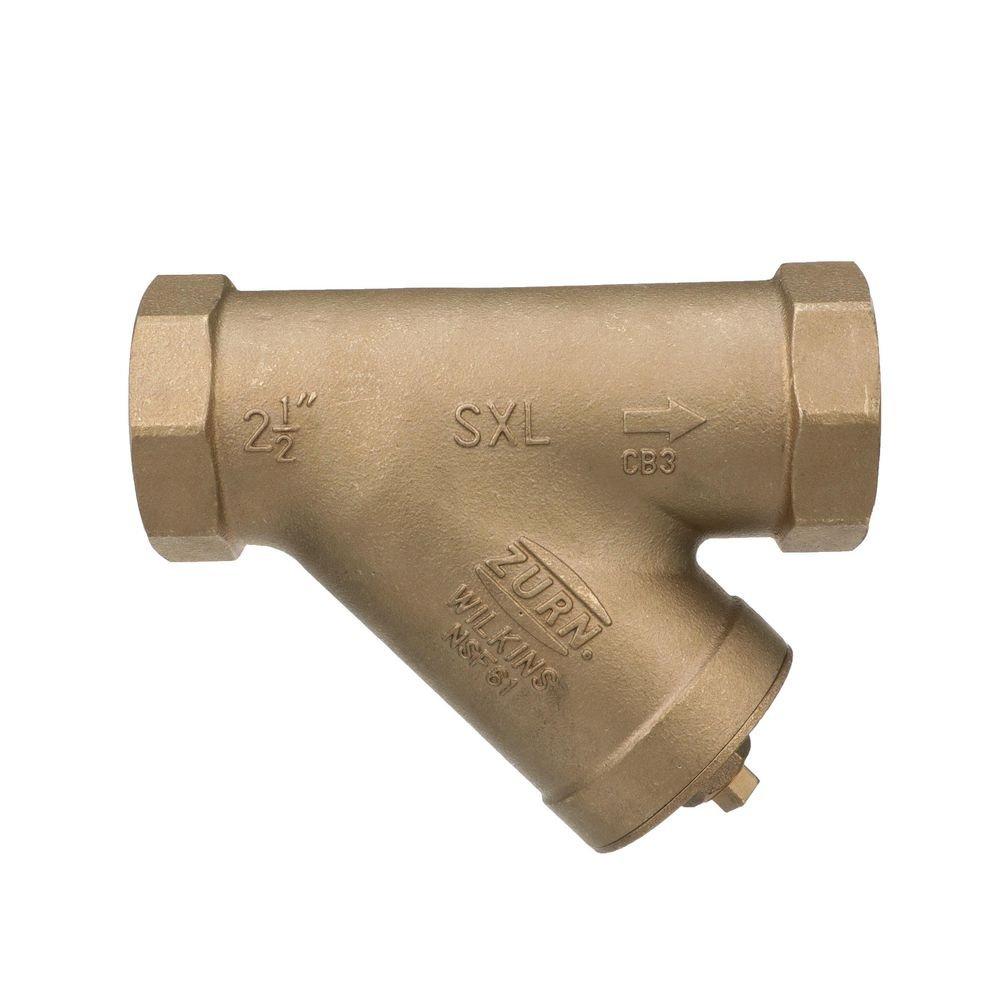 2 in. Reduced Pressure Principle Backflow Preventer Valve with Lead-Free Wye Type Strainer and Air Gap 