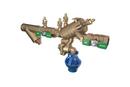 1 in. Reduced Pressure Principle Backflow Preventer Valve with Lead-Free Wye Type Strainer and Air Gap 