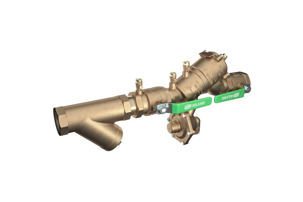 2 in. Reduced Pressure Principle Backflow Preventer Valve with Lead-Free Wye Type Strainer 