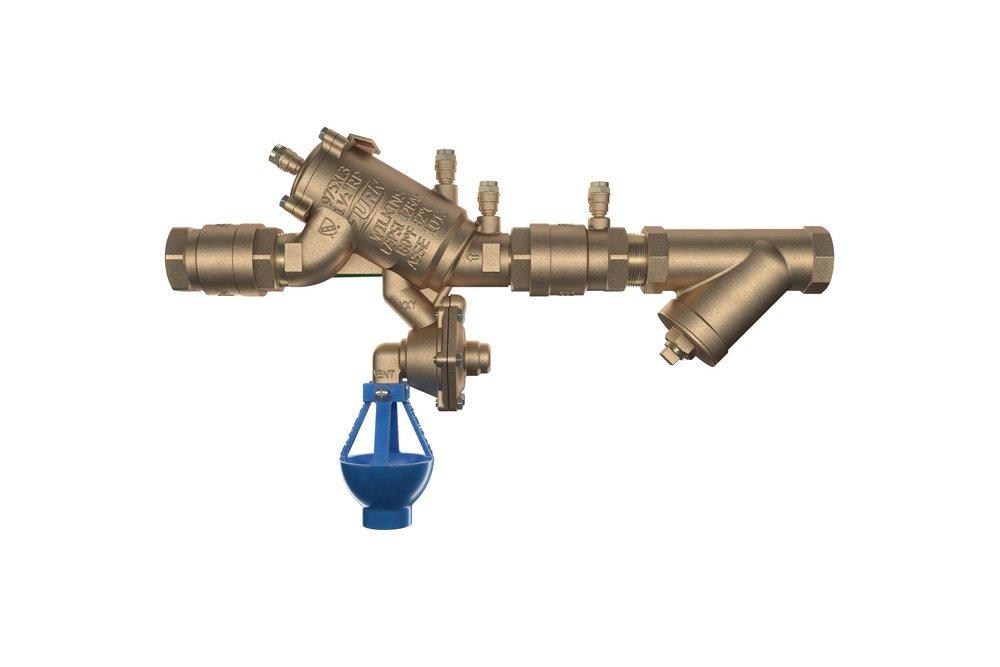 1-1/2 in. Reduced Pressure Principle Backflow Preventer Valve with Lead-Free Wye Type Strainer and Air Gap 