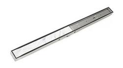 2 in. Clamp Stainless Steel Shower Drain with 36 in. Grate in Satin Stainless Steel