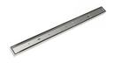 2 in. Threaded Stainless Steel Shower Drain with 24 in. Satin Stainless Grate