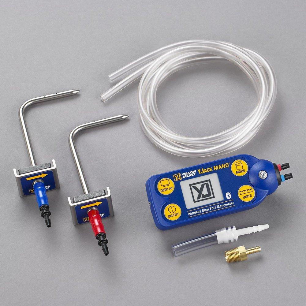 YJACK MANO™ Dual Port Manometer 