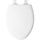 Mayfair by Bemis White Elongated Closed Front with Cover Toilet 