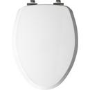 Mayfair by Bemis White Elongated Closed Front with Cover Toilet 