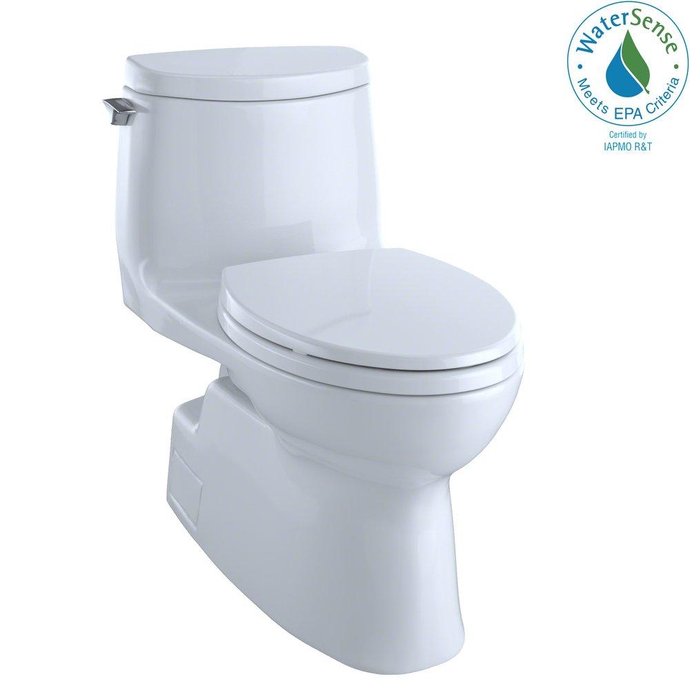 1.28 gpf Elongated One Piece Toilet in Colonial White 