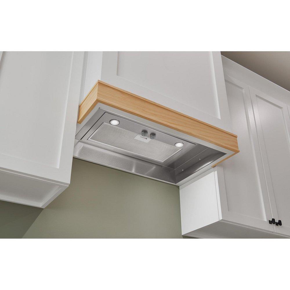 21 in. Custom Range Hood Power Pack Insert with 450 Max Blower CFM in Stainless Steel 