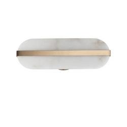 12W 1-Light 11.5 in. Wall Sconce in Weathered Auburn Brass/Natural Canvas