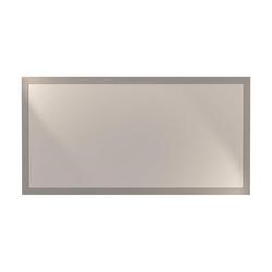 70 x 36 in. Rectangular Framed Mirror in Satin Nickel