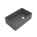 32 in. Farmhouse Fireclay Single Bowl Kitchen Sink in Satin Grey 