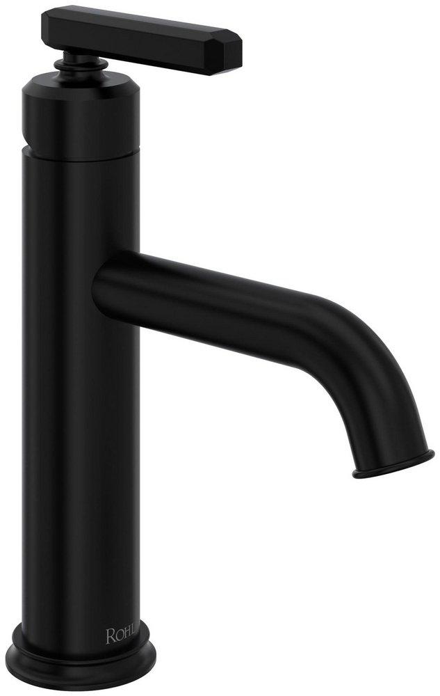 Single Handle Bathroom Sink Faucet in Matte Black 
