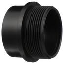 Black ABS DWV Street Male Adapter 