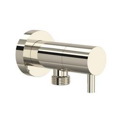 1/2 x 3-3/4 in. FNPT x MNPSM Brass Outlet in Polished Nickel