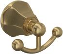 2-Hook Robe Hook in Antique Gold