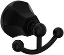 Double Robe Hook in Matte Black