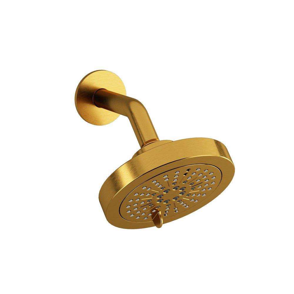 Riobel Brushed Gold Multi Function Full, Massage and Rain Showerhead 