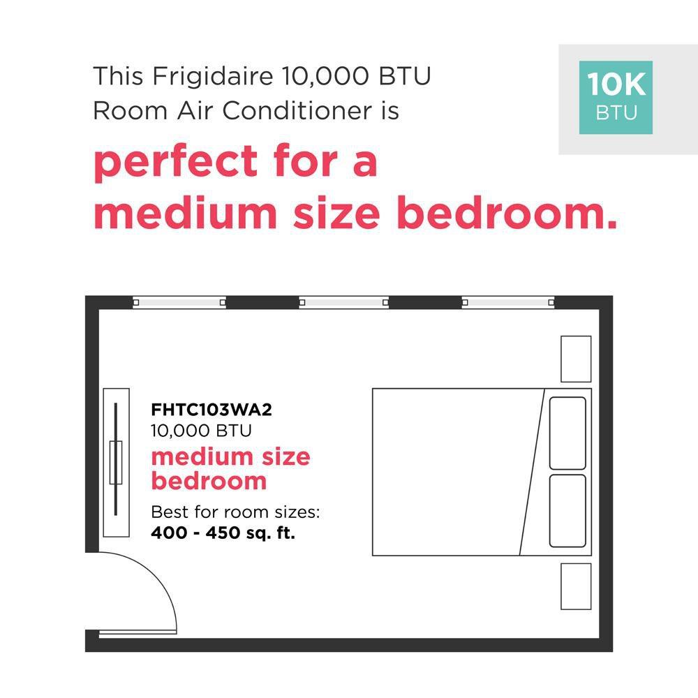 Frigidaire White 1 Ton R-32 Room Air Conditioner 