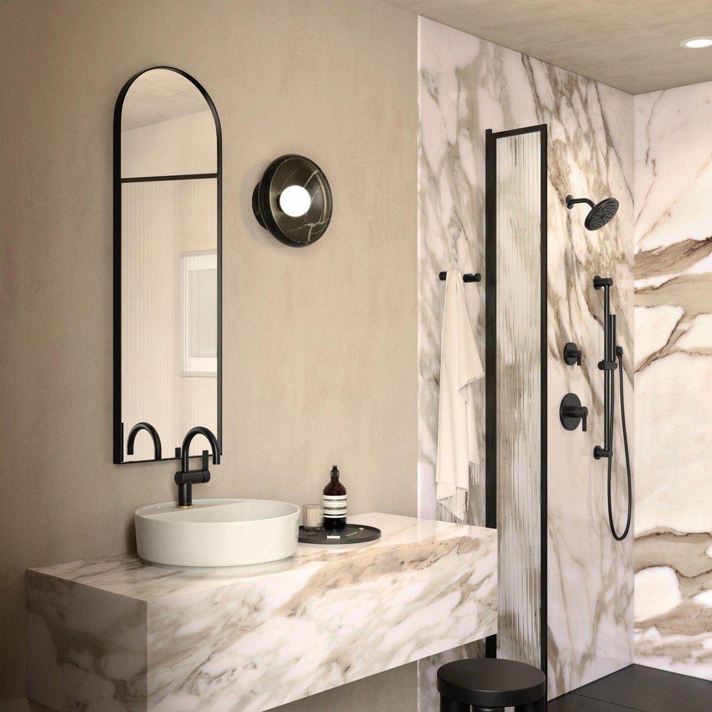 Hand Shower Holder in Matte Black image number 3