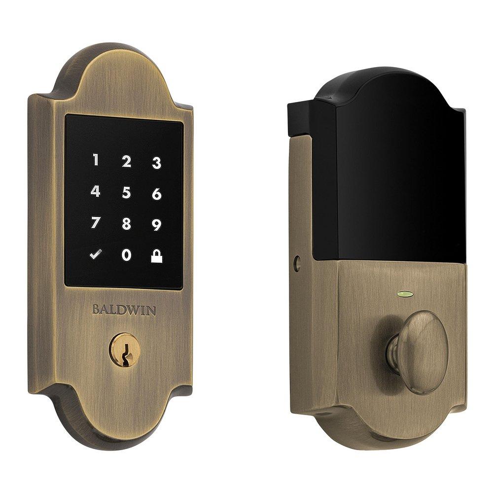 Deadbolt in Satin Brass and Black 