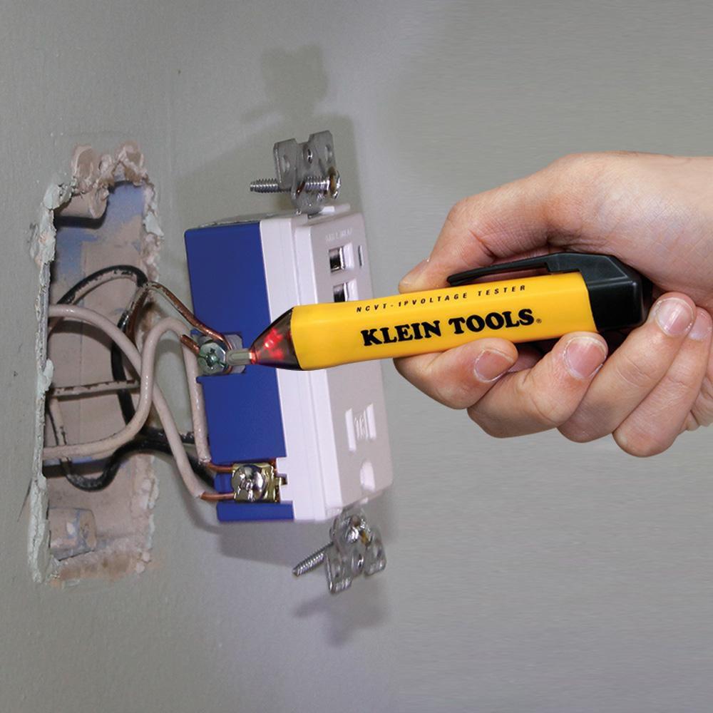 Klein Tools Black Voltage Tester 