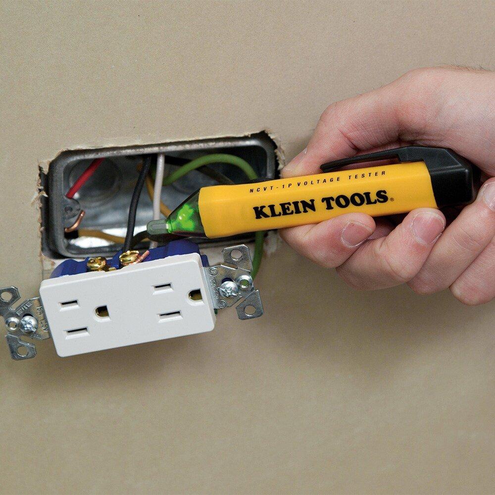 Klein Tools Black Voltage Tester 